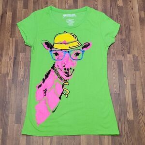 Drumline by Loyal Army Money Llama Graphic Tee-shirt Size Large